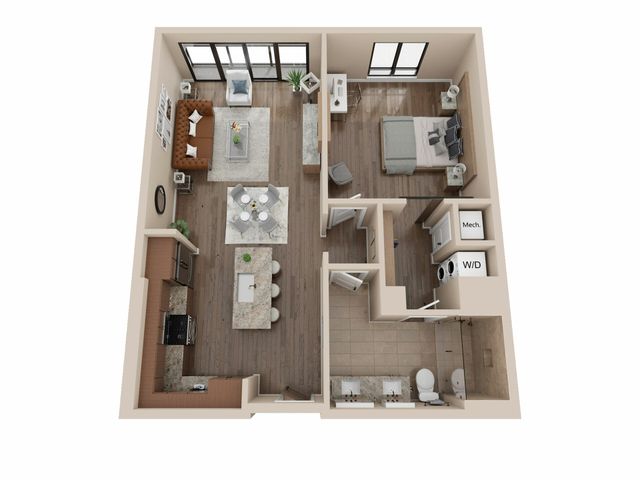 A1 Floorplan 3D