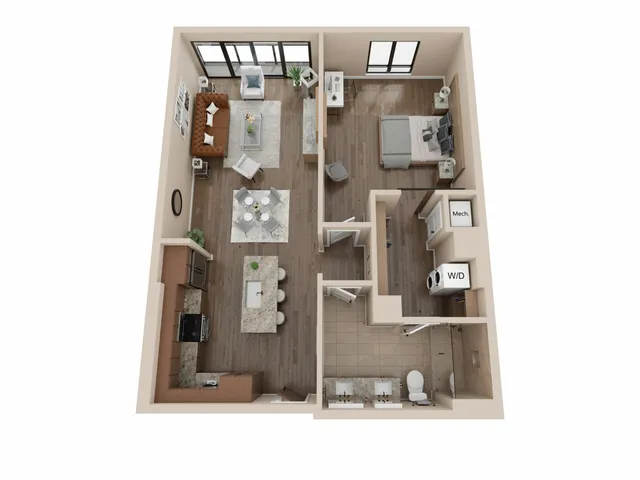 A4 Floorplan 3D