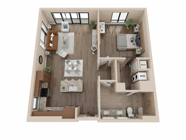A5 Floorplan 3D