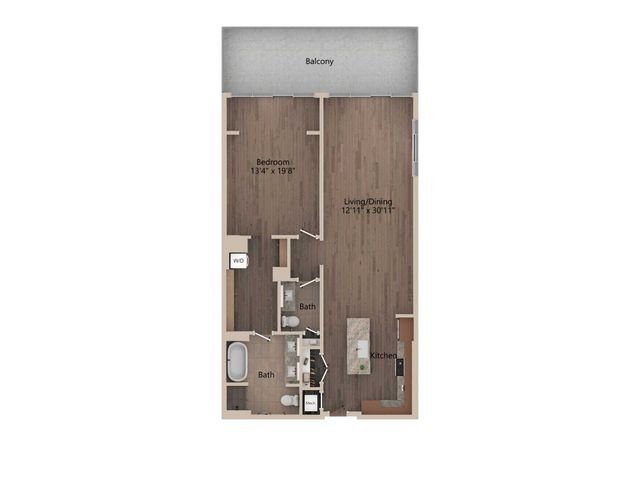 A6+ Floorplan 3D