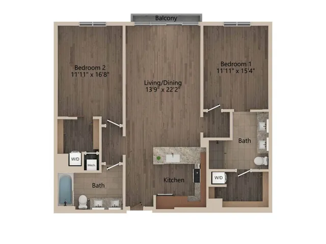 B3 Floorplan 3D