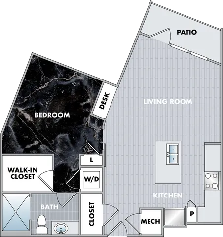 The Galena Floor Plan at Abberly Onyx Apartment Homes