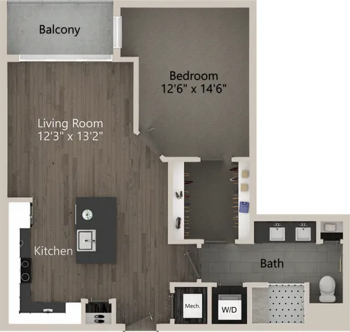 The Cerulean Floor Plan Abberly Skye Apartment Homes
