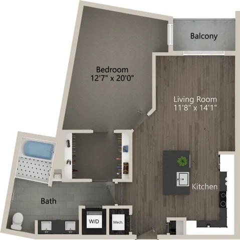 The Elysian Floor Plan Abberly Skye Apartment Homes