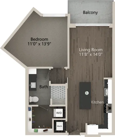 The Horizon Floor Plan Abberly Skye Apartment Homes