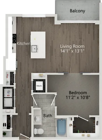 The Hydra Floor Plan Abberly Skye Apartment Homes