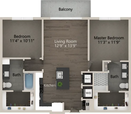 The Orion Floor Plan Abberly Skye Apartment Homes