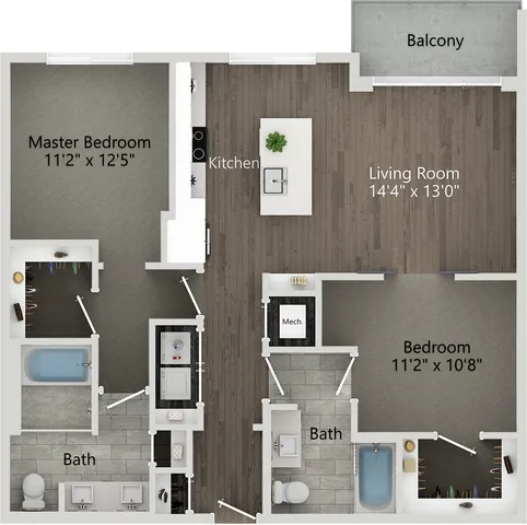 The Rain Floor Plan Abberly Skye Apartment Homes