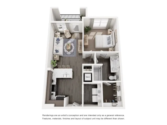 Abberly Royal Creek Apartment Homes Basal Floor Plan