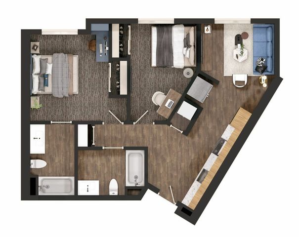 2x2D Floorplan Top