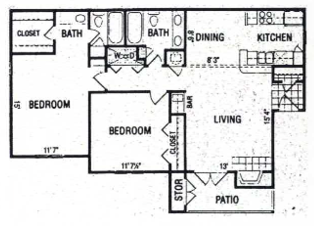 A floor plan