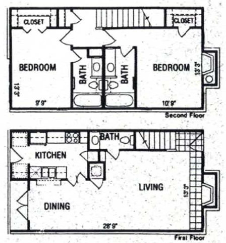 Fully upgraded C floor plan