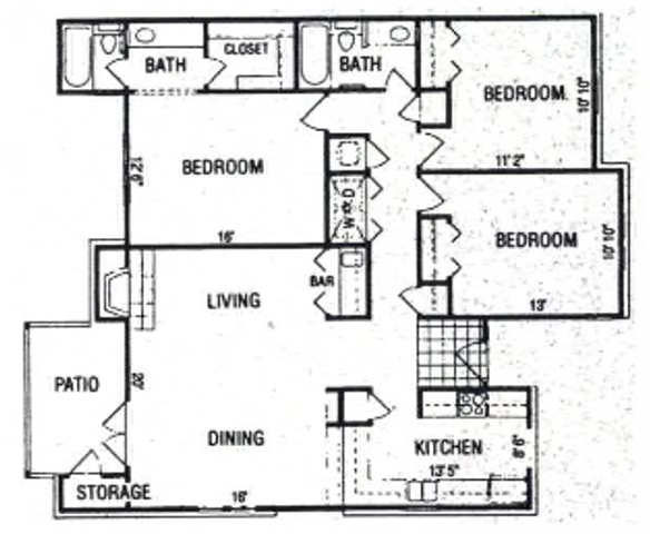 Fully upgraded B floor plan