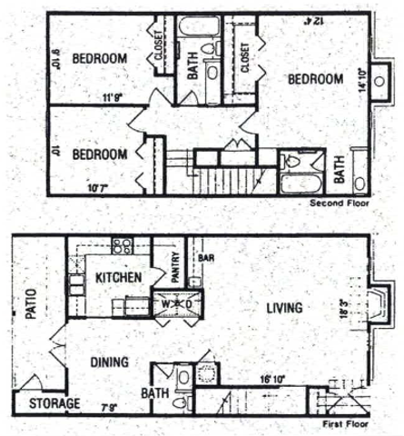 E floor plan