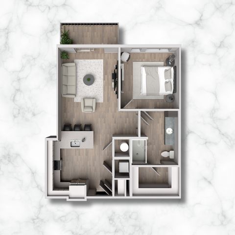1B - 759 sqft