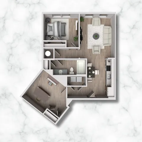 1E - 879 sqft