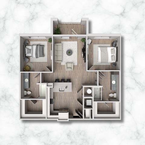 2A - 1082 sqft