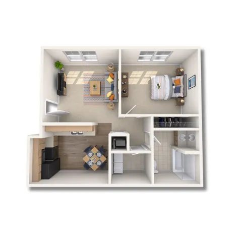 1AX - 685 SQ.FT
