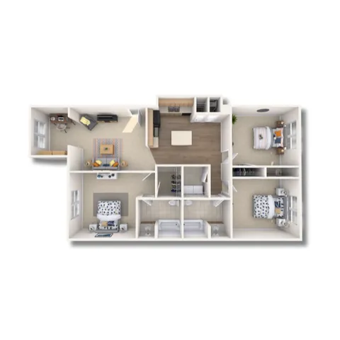 3AR - 1,465 SQ.FT