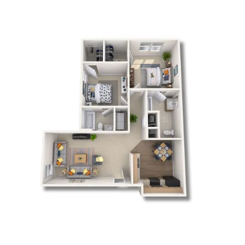 2AX - 950 SQ.FT