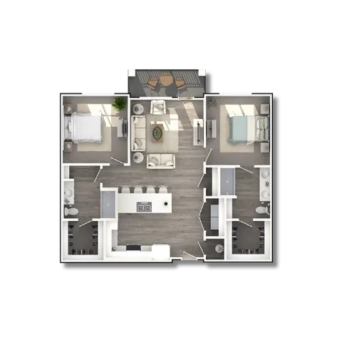 2D - 1,156 SQ.FT