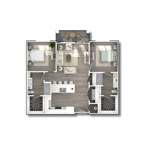 2D - 1,156 SQ.FT