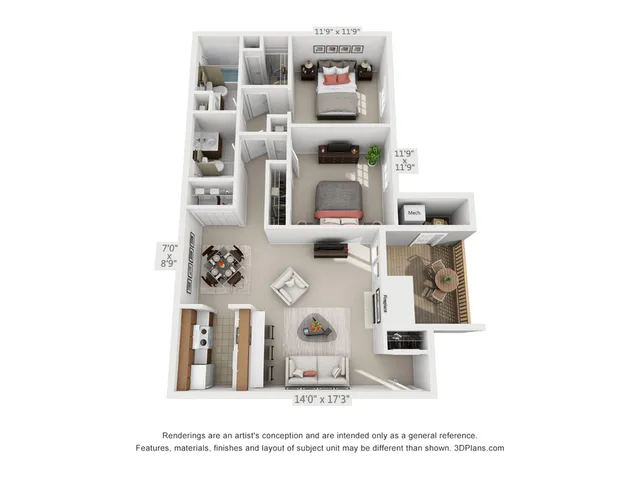 3D Floorplan