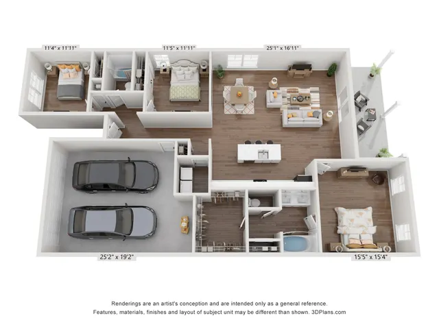 3 bedroom 2 bathroom villa