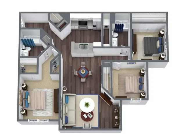 floor plan render