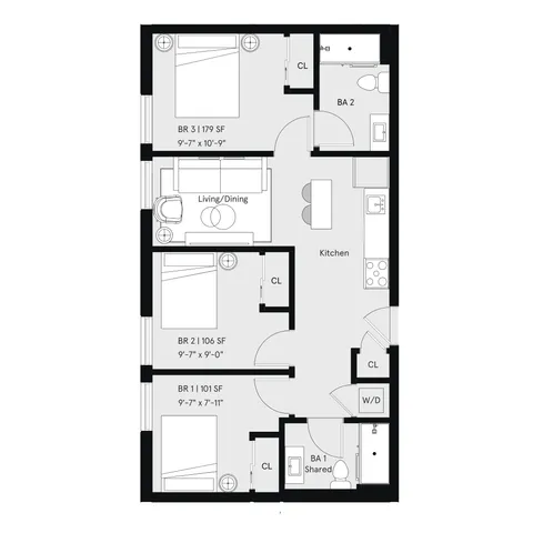 3 Bed 2 Bath Furnished