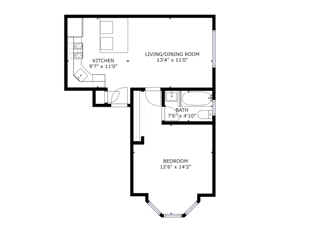 One Bedroom Apartment