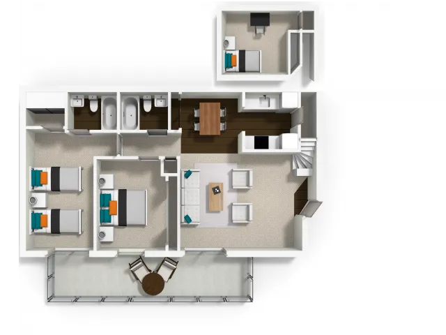 2x2 with Loft