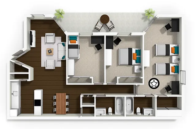 Roommate Matching - Private Bedroom