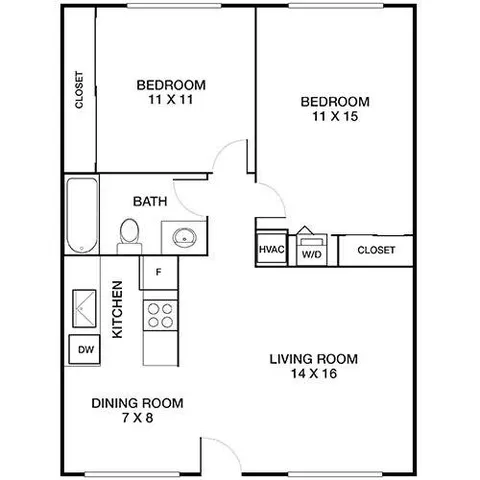 Aspen 2 bedroom apartment | Boulder Creek Apartments