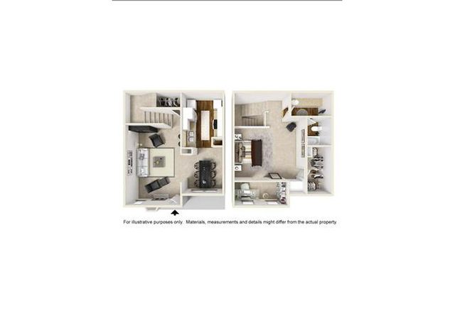 Elegant two-story floor plan showcasing a modern layout with an open-concept living area, chic kitchen, cozy bedrooms, and ample storage space.