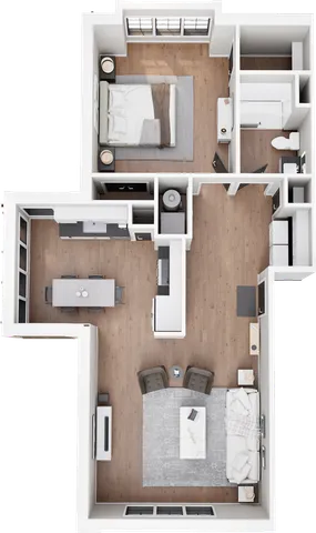 3rd Floor 1BD Upgraded