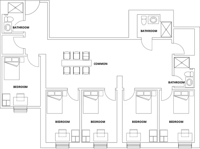 5 Bedroom 3 Bathroom Standard