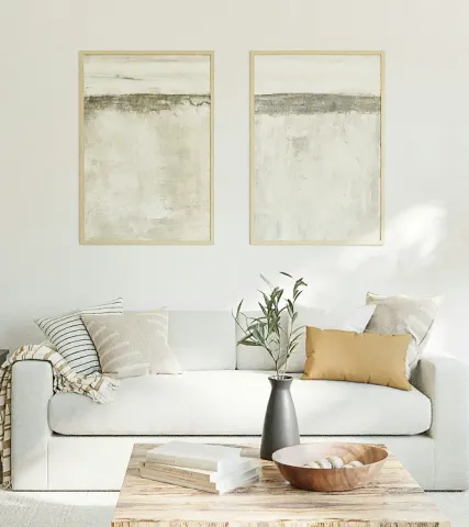 bright white living room