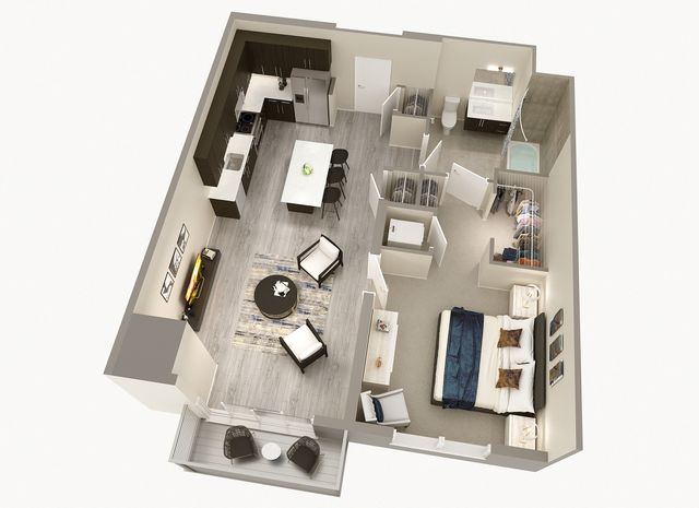1 Bedroom, 1 Bath