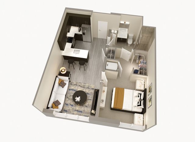 1 Bedroom, 1 Bath