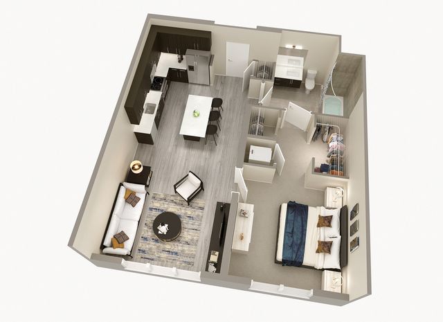 1 Bedroom, 1 Bath