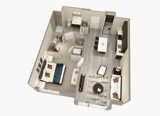 1 Bedroom, 1 Bath