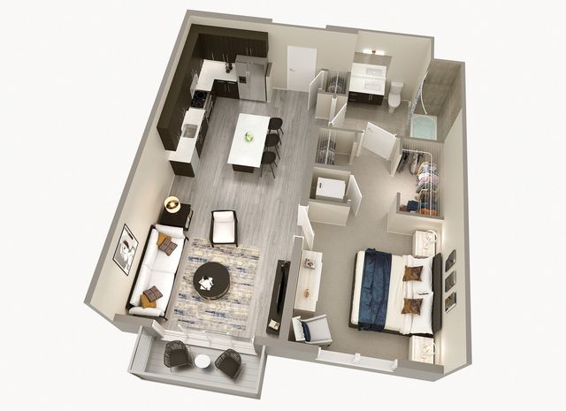 1 Bedroom, 1 Bath