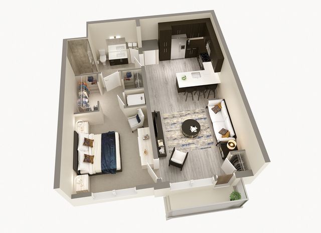 1 Bedroom, 1 Bath