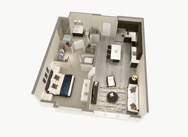 1 Bedroom, 1 Bath