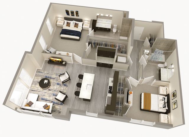 2 Bedroom, 2 Bath