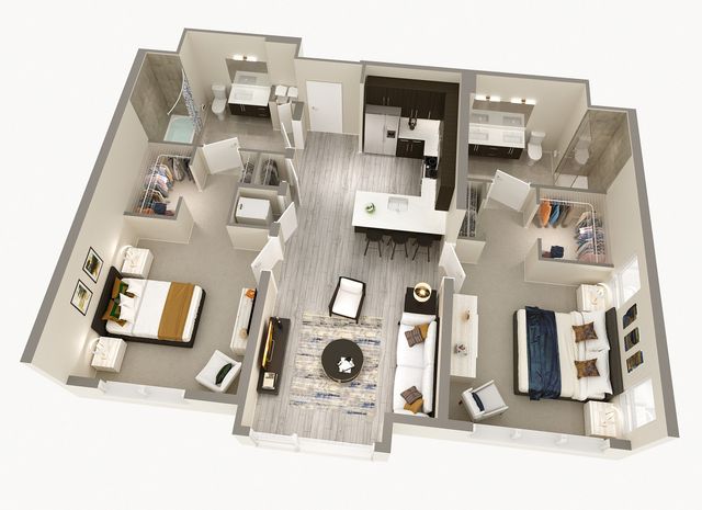 2 Bedroom, 2 Bath