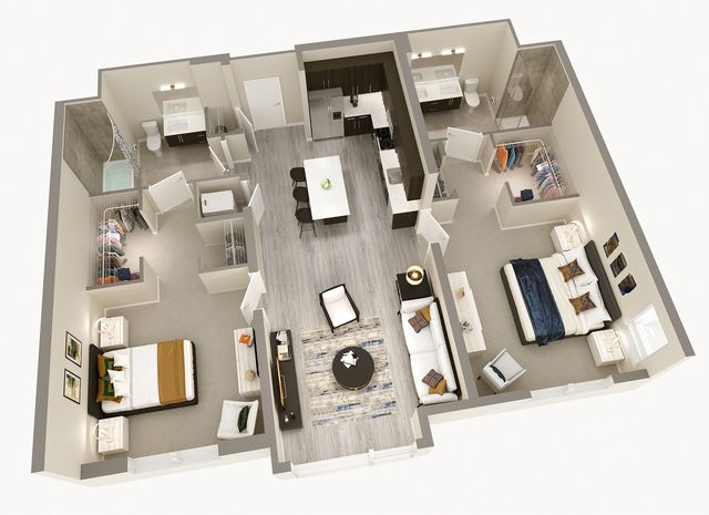 2 Bedroom, 2 Bath