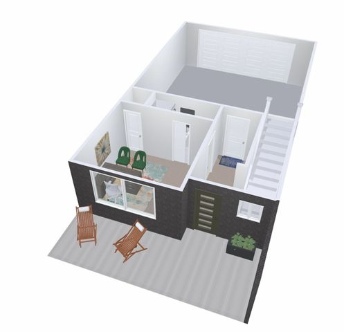 Indigo Floor Plan Ground Floor 3D