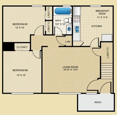 2 Bedroom